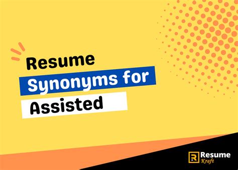 use synonym resume.